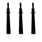 NIIIYTYB 3 Pieces Hearing Aid Cleaning Tools Kit in Ear Monitor Cleaner Brush Set with Wax Loop Essential Accessories for Hearing Aid Maintenance Ear Tool Cleaning Brushes