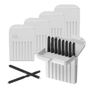 (40 Pcs) Phonak Cerumen Stop Wax Guards Filters for Hearing Aids Resound,Widex and Unitron, Hearing Aid Accessories Cerumen Stop Cleaning Tool Replacement Parts, Ear Supplies Cleaning Kit (5 Packs）