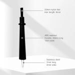 NIIIYTYB 3 Pieces Hearing Aid Cleaning Tools Kit in Ear Monitor Cleaner Brush Set with Wax Loop Essential Accessories for Hearing Aid Maintenance Ear Tool Cleaning Brushes