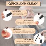 (40 Pcs) Phonak Cerumen Stop Wax Guards Filters for Hearing Aids Resound,Widex and Unitron, Hearing Aid Accessories Cerumen Stop Cleaning Tool Replacement Parts, Ear Supplies Cleaning Kit (5 Packs）