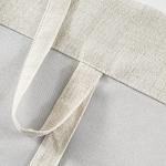 DriftAway Double Layer Linen Blackout Tie Up Curtains Thermal Insulated Fully Lined Balloon Roman Shade Bathroom Window Adjustable Rod Pocket for Small Window 25 Inch by 47 Inch Light Linen