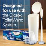 CLOROX Scentiva ToiletWand Toilet Cleaner Refills, Toilet brush, Coconut and Waterlily, 10 Count
