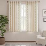 jinchan Belrose Linen Curtains for Bedroom Floral Curtains 72 Inch Length Linen Blend Sage Green Embroidered Drapes Farmhouse Flower Patterned Drapes for Living Room Window Treatments Set 2 Panels