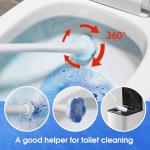 Topo Bear Disposable Toilet Bowl Brush with 40 Toilet Wand Refills, Toilet Bowl Cleaner Wands, Toilet Cleaning System Starter Kit