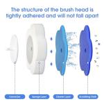 Topo Bear Disposable Toilet Bowl Brush with 40 Toilet Wand Refills, Toilet Bowl Cleaner Wands, Toilet Cleaning System Starter Kit