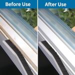 Crevice Cleaning Brush Cleaning Tools Cleaning Supplies Grout Brush Scrub Brush Toilet Brush for Household Use for Cleaning Bathroom Kitchen 3 Pcs (Black)