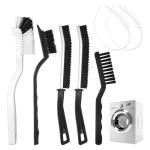 Washing Machine Cleaning Brush Kit, Laundry Deep Clean Tools Accessories, Front Load Washer Machine Cleaner Accessories with 2 Pcs Drum Slot Cleaner Brushes and 5 Pcs Small Cleaning Brush