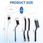 Washing Machine Cleaning Brush Kit, Laundry Deep Clean Tools Accessories, Front Load Washer Machine Cleaner Accessories with 2 Pcs Drum Slot Cleaner Brushes and 5 Pcs Small Cleaning Brush