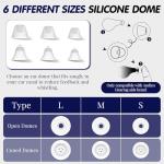 Wovnet Hearing Amplifier Accessories Kit, Compatible with Audien Hearing Amplifier Cleaning Tools, Includes 6 Sizes Silicone Dome, Cleaning Brush and Screwdriver, Wax Guards, Carrying Case(16 Pcs)