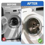 Washing Machine Cleaning Brush Kit, Laundry Deep Clean Tools Accessories, Front Load Washer Machine Cleaner Accessories with 2 Pcs Drum Slot Cleaner Brushes and 5 Pcs Small Cleaning Brush