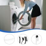 Washing Machine Cleaning Brush Kit, Laundry Deep Clean Tools Accessories, Front Load Washer Machine Cleaner Accessories with 2 Pcs Drum Slot Cleaner Brushes and 5 Pcs Small Cleaning Brush