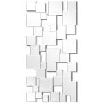 Empire Art Direct Elegant Cluster Wall, 0.25"-Beveled Squares Modern Mirror for Bathroom,Vanity,Bedroom,Ready to Hang, 24" x 48", Clear