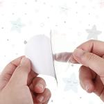 17 Pieces Heart Mirror Wall Decal 3D Acrylic Heart Mirrors Wall Art Decor Removable Sticker for Living Room Bedroom Home Decoration