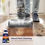Bissell CrossWave & SpinWave Wood Floor Cleaning Formula, 32 oz, Dissolves Dirt, Grime, and Sticky Messes, Safe on Sealed Floors, Pair with CrossWave, SpinWave, & Other Hard Surface Cleaners, Lemon
