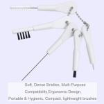 5pieces Hearing Aid Cleaning Brush Kit for Earbuds/Headphones, Multi-Functional Cleaner Kit Brushes Tools Ideal Gift