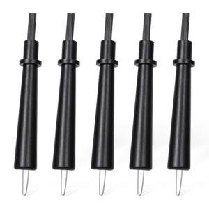 5 Pieces Hearing Aid Cleaning Tools - Hearing Aid Cleaning Brush with Wax Loop Essential Accessories for Earbuds