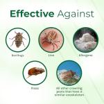 Hygea Natural Lice & Bed Bug Extra Strength Laundry Additive - Environmentally Responsible, Odorless & Stain-Free Liquid Laundry Treatment - Safe for Children & Pets - Any Water Temperature (32 oz)