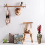 DecorShore 20” Navy Blue & Gold Mosaic Floor Vase – Tall Metal with Geometric Tessellation Pattern | Handmade Decorative Vase for Home Decor, Living Room, Bedroom, Centerpiece & Tabletop