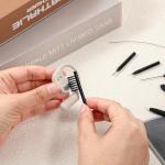 11 Pcs Hearing Aid Cleaning Kit, Hearing Amplifier Cleaning Tools Multi-Functional Cleaner Tools Clean Accessories with Brushes, Case and Microfiber Cloth for Earbuds Headphones