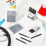 TrelaCo 96 Pcs Hearing Aid Ear Wax Guard Filter Cerumen Stop Cleaning Tool Accessories Hearing Aid Cleaning Kit with Carry Case Compatible with Phonak, Widex, Resound Wax Traps, 12 Packs