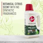 Hoover 64 oz Pure Essentials Hard Floor Cleaner Solution, for Sealed Hard Floors, Botanical Citrus Scent, Full Strength Cleaning Made From Plants, AH31465