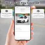 Licensed Mercedes-Benz Kids Electric Car by TOBBI, Children Ride On Toy, Battey-Powered Vehicle with Parental Remote Control/Soft Start/3 Speeds/Horn & LED for Toddlers Ages 3-6 Years-White