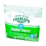 Charlie’s Soap Laundry Powder (50 Loads, 1 Pack) Hypoallergenic Deep Cleaning Washing Powder Detergent – Eco-Friendly, Safe, and Effective
