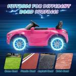 NEWDOOD Licensed Mercedes-Benz CLS 350 12V Kids Ride On Car with 2.4G Remote Control, Battery Powered Electric Car Ride On Vehicle w/Bluetooth, Music, Safety, Lights,Ride on Toys for Toddlers (Pink)