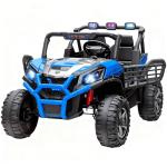 Qaba 24V 2 Seater Ride on Car, Electric Off-Road UTV Truck w/Parent Remote Control, Music, Lights, Ride on Toy for Kids Ages 3-8, Blue