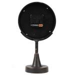 Lily's Home Antique Inspired Decorative Mantle Clock with Large Roman Numerals, Silent-Non-Ticking with Quartz Movement, Fits with Victorian or Antique Décor Theme, Black (11 3/4" Tall x 6 1/2" Wide)