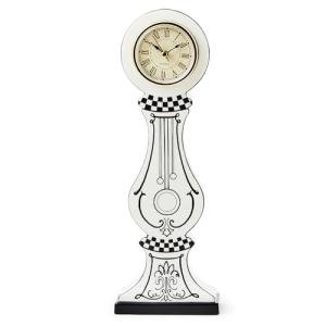 MACKENZIE-CHILDS Doodles Desk Clock, Decorative Tabletop Clock for Home or Office