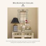 MACKENZIE-CHILDS Doodles Desk Clock, Decorative Tabletop Clock for Home or Office