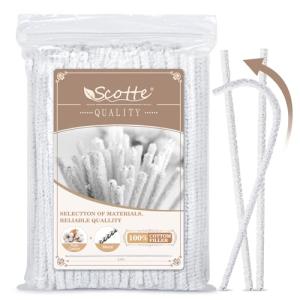 Scotte Pipe Cleaners Bendable Cotton Rod Smoking Pipe Cleaning Tool Great Tobacco Pipe Smoking Accessories-100 Pieces