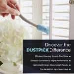 Reusable Feather Duster & Crevice Cleaning Brush | Versatile Cleaning Tools for Blinds, Window Tracks, Shutters, Baseboards, Kitchen Gaps | Microfiber Window & Space Cleaner (Pack of 2)