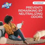 Resolve Pet Specialist Easy Clean Brushing Kit includes High Traffic Foam Carpet Cleaner, Pet Stain and Odor Remover, 22oz