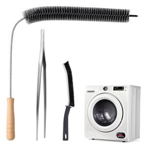 XANGNIER 3 Pack Dryer Vent Cleaner Kit,Flexible Dryer Lint Brush Vent Cleaner,Dryer Lint Trap Cleaning Tool,Laundry Room Essentials Lint Remover Accessories,Household Cleaning Tools