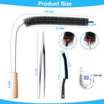XANGNIER 3 Pack Dryer Vent Cleaner Kit,Flexible Dryer Lint Brush Vent Cleaner,Dryer Lint Trap Cleaning Tool,Laundry Room Essentials Lint Remover Accessories,Household Cleaning Tools