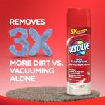 Resolve High Traffic Carpet Foam Cleaner, Carpet Cleaner, Cleans Freshens Softens & Removes Stains, 22 oz Can