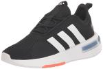 Adidas Unisex-Child Racer TR23, Black/White/Solar Red (Elastic Lace), 11K