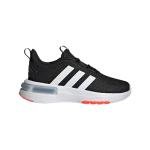 Adidas Unisex-Child Racer TR23, Black/White/Solar Red (Elastic Lace), 11K
