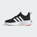 Adidas Unisex-Child Racer TR23, Black/White/Solar Red (Elastic Lace), 11K