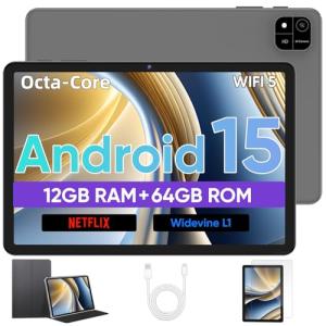 10-Inch Android 15 Tablet with Octa-Core Processor