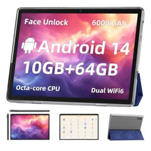 10-Inch Android 14 Tablet with Octa-Core Processor