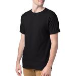 Hanes mens Essentials Short Sleeve T-shirt Value Pack (4-pack) athletic t shirts, Black, Medium US