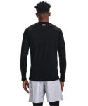 Under Armour Men's ColdGear Armour Fitted Crew, Black (001)/White, Large