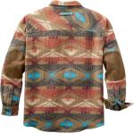 Legendary Whitetails Mens Heavyweight Flannel Shirt Long Sleeve Button Up 100% Cotton, Desert Oasis, MED