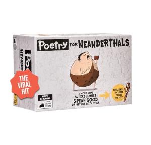 Exploding Kittens Poetry for Neanderthals 2+ Players - Ages 7+ - 15 Minutes to Play - Competitive Word Guessing Game - Party Game, Family Game Night, Kid and Adult Card Game
