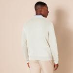 Amazon Essentials Men's V-Neck Pullover Sweater (Available in Big & Tall), Oatmeal Heather, XX-Large
