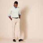 Amazon Essentials Men's V-Neck Pullover Sweater (Available in Big & Tall), Oatmeal Heather, XX-Large