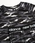 New Balance Boys Performance Base Layer Set - 2 Piece Athletic Moisture-Wicking Long Sleeve T Shirt and Tights (Sizes: 2T-20), Size 7, Black Camo